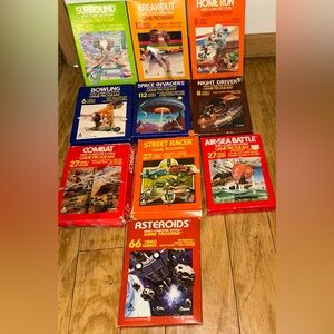 Vintage Atari Game Lot